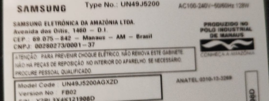 Baixar corrente Leds UN49J5200
