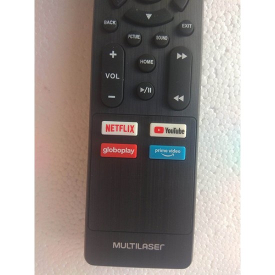 Controle Remoto Para Telas Smart Multilaser Tl011 E Tl012