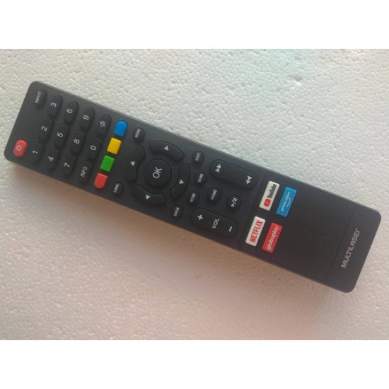 Controle Remoto Para Telas Smart Multilaser Tl011 E Tl012