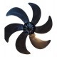 Hélice Ventilador 30cm 6 Pás Preto Original Novo
