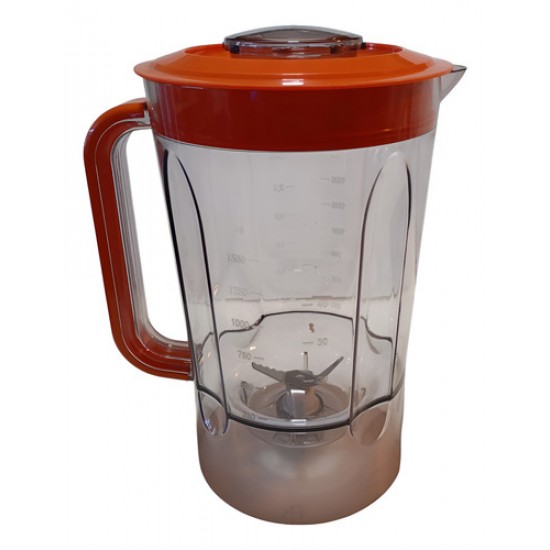 Copo Liquidificador Ph Touch Com Facas Tampa Laranja 021211