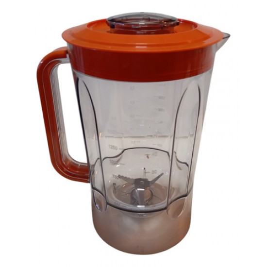 Copo Liquidificador Ph Touch Com Facas Tampa Laranja 021211