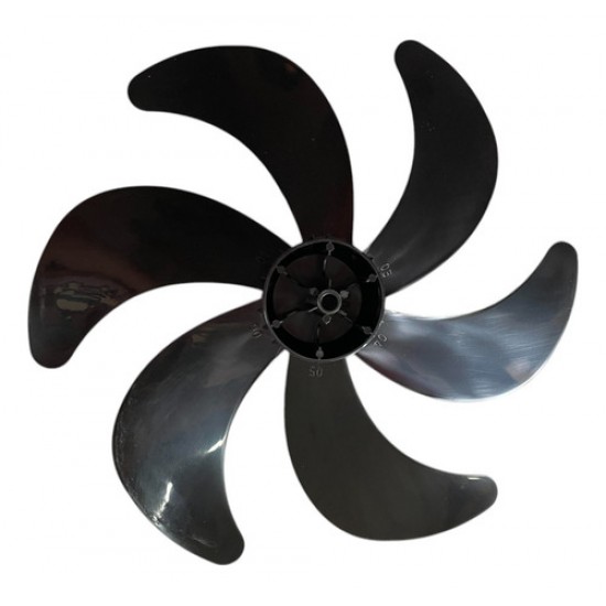 Hélice Ventilador 30cm 6pás Preta Original 021866