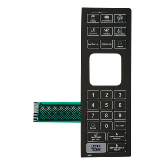 Membrana Teclado Forno Microondas Original Pme25 Philco
