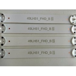 Kit 8 Barras De Led Tv 49lh5700  49lh51_fhd_a  49lh51_fhd_b