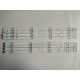 Kit 8 Barras De Led Tv 49lh5700  49lh51_fhd_a  49lh51_fhd_b