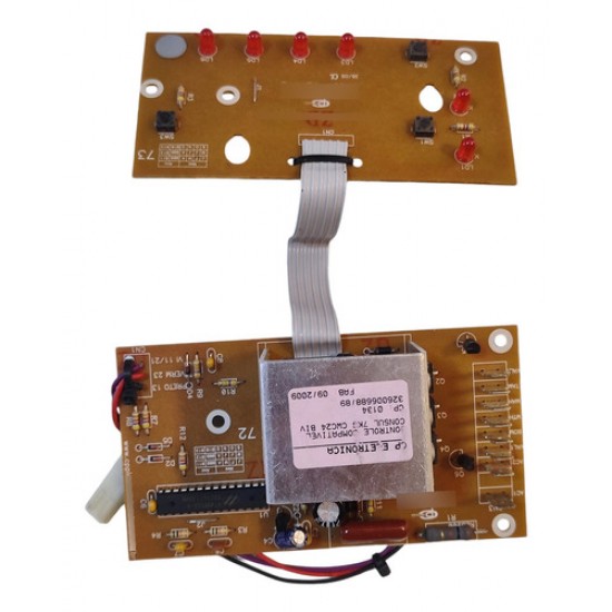 Placa Controle Compativel  7kg Cwc24 Bivolt 326006688 / 689