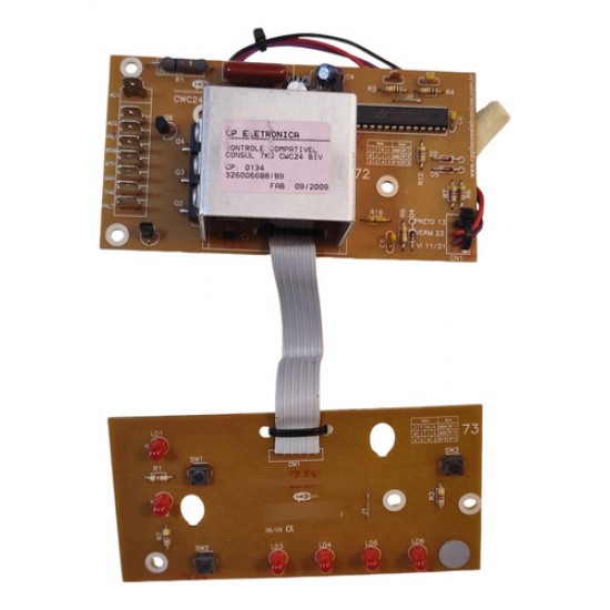Placa Controle Compativel  7kg Cwc24 Bivolt 326006688 / 689