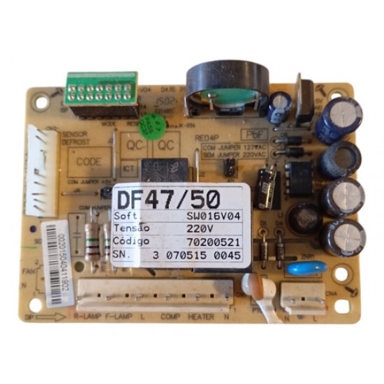 Kit Placa Sensor Df47 Df50 Df50x Dfw50 Dw49 70001456 220v