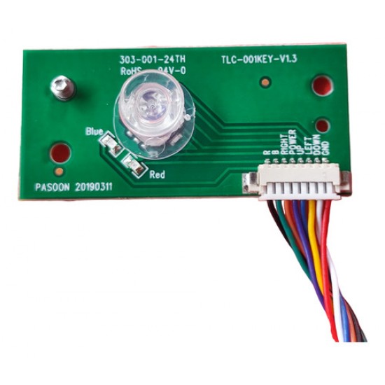 Botão Power Com Sensor Monitor Gamer Concordia C66 Novo