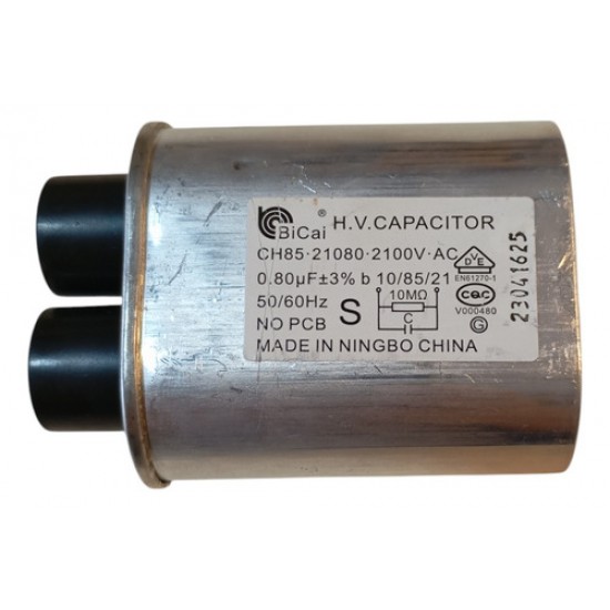 Capacitor Microondas Ch85 0.80uf 2100v Amic01n-02 Original