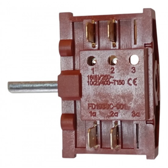 Chave Seletora T150 Forno Embutir 60l Back 10016354-1 Nova