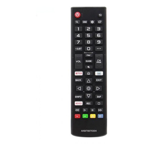 Controle Smart Tv Compatível Akb75675304 Netflix Novo