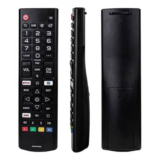 Controle Smart Tv Compatível Akb75675304 Netflix Novo