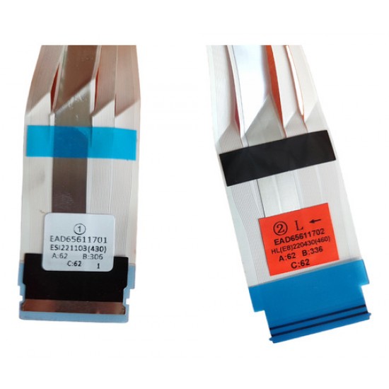 Kit Cabo Flat 65uq801c0sb 65uq801 Original Novo