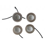 Kit 4 Lampadas Led Luz Coifa Cfa502 Diam 7cm X Alt 2,5cm 12v