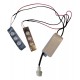 Kit 2 Lampadas Led Luz Coifa Com Inverter Vidro Curvo Clean