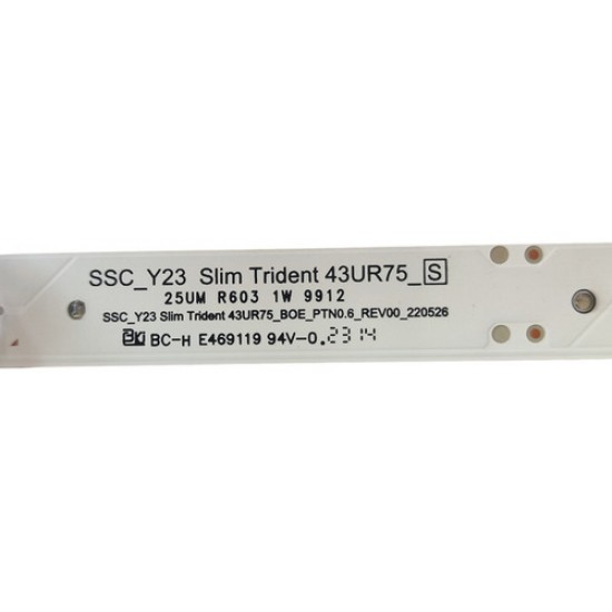Kit Barras Led 43ur781c0sa 43ur781 Novo Original