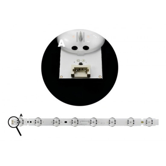 Barramento De Led Tv 50uk6510 Psf / 50uk6520 Psa - 3 Barras