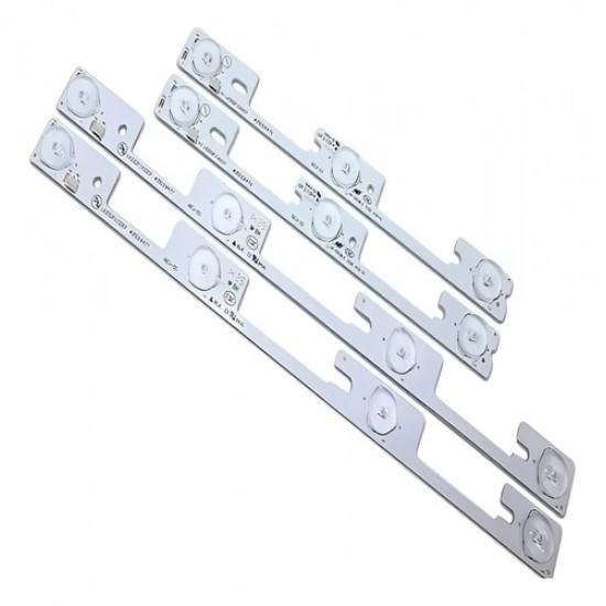 Barra De Led Toshiba 32l2400 Dl3244 Dl3245  Kit Com 4 Barras