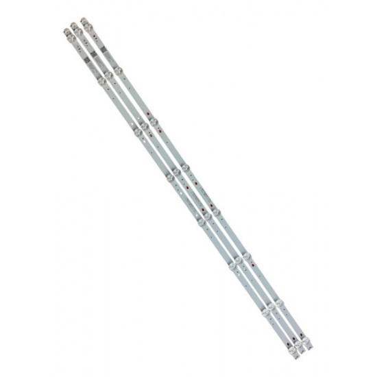Kit Completo Barra Led Hqs43nkh Hqs43 Jj-0656-d43030801dm-s Jj-0656-d43030801am-s