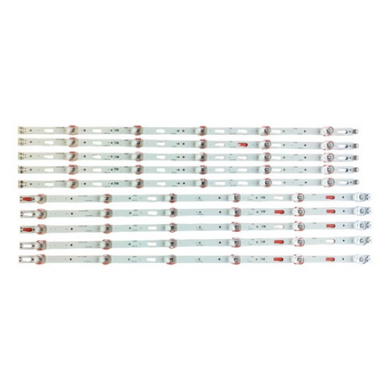 Kit Completo Barras Led Un60au7700g Un60au7700 Nova Original
