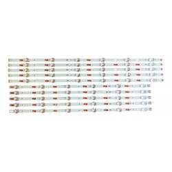 Kit Completo Barras Led Un65cu7700g Un65cu7700 Nova Original