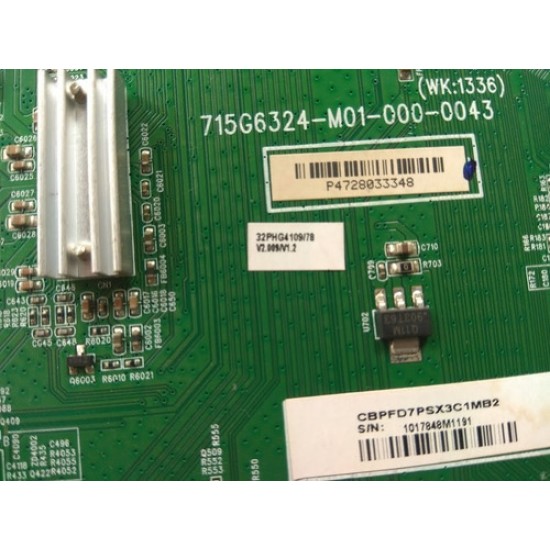 Placa Principal Tv Philips 32phg4109 715g6324-mod-000-0043