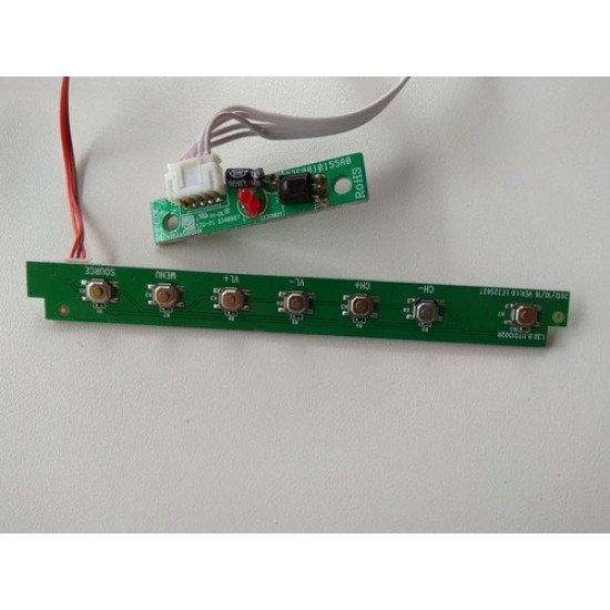 Placa De Botões Tv Philco + Sensor Ir Ph32n62dg Original