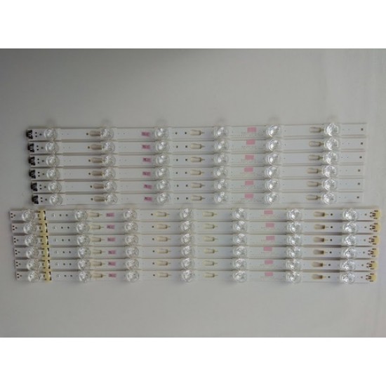 Kit Completo 12 Barras De Led Un50ku6000