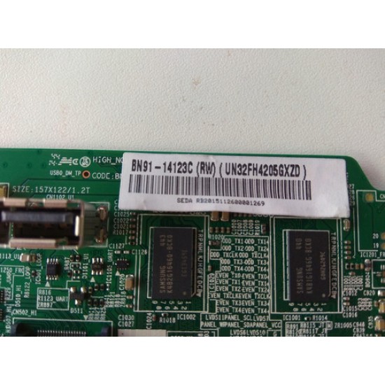Placa Principal Tv  Un32fh4205 Bn91-14123c Nova
