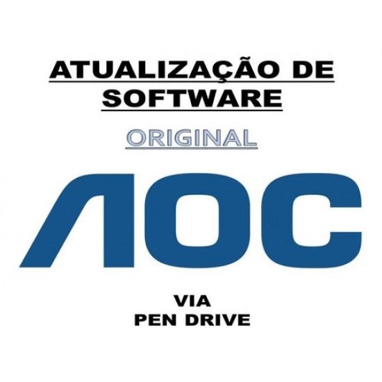 Atualização De Soft Tela Invertida Borrada Tv Aoc Le43d1452