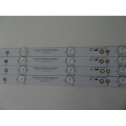 Kit 4 Barras De Led Tv Aoc Le40d1452