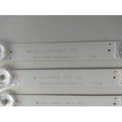 Kit Barra De Led (03 Barras) 43s5295 Tv Aoc Novo Original