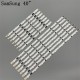 Kit Barra De Led  Un40f5500 Un40f6100 Un40f6400 Un40f5200