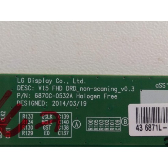 Placa Tcon Philco Ph43n91dsgwa 6870c-0532a