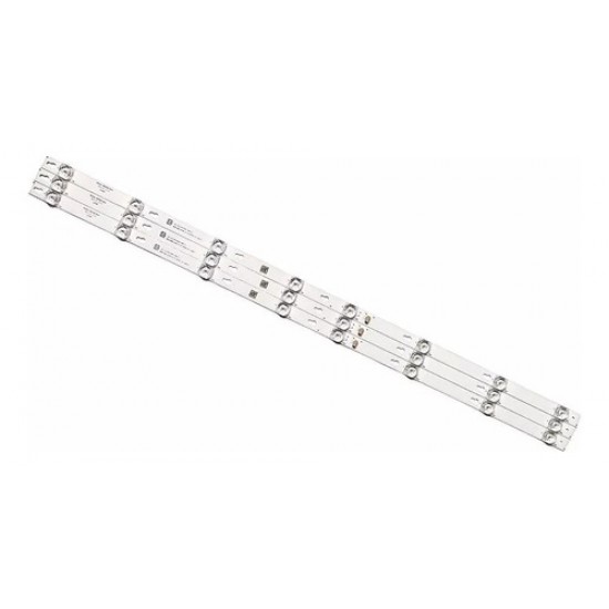 Kit 3 Barras Led Tcl L43s4900fs L43s4900 43d2900 100% Nova