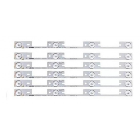 Kit Barras De Aluminio  Semp 40l2400 40l5400 Dl3944 Dl4045