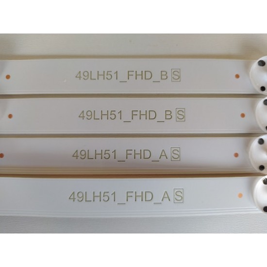 Kit Barras De Leds Da Tv Tv 49lv300c Novo.