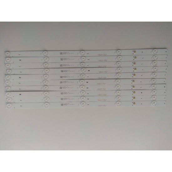 Kit Completo 10 Barras Led Philco Ph55e61dsgwa Ph55e61 Novo