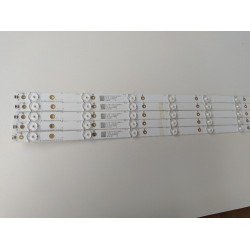 Kit Barra De Led Tv Aoc Le43s5970 Novo.