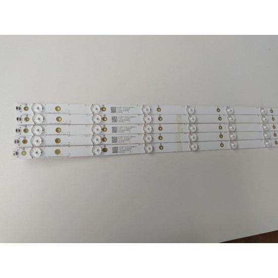 Kit Barra De Led Tv Aoc Le43s5970 Novo.