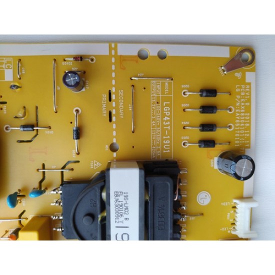 Placa Fonte Tv 43um7500psb 43um7500 Eax68304101(1.7) Nova