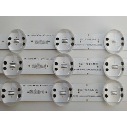 Kit Barra De Led Tv 43um7500psb 43um7500 Novo.