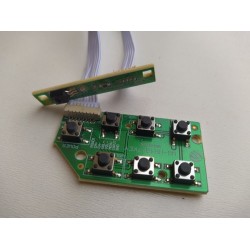 Placa Sensor Com Botão Power Tv Hqstv43 Novo