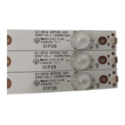 Kit Barras De Led Compativel Com 32lj500b 32lv300c Nova