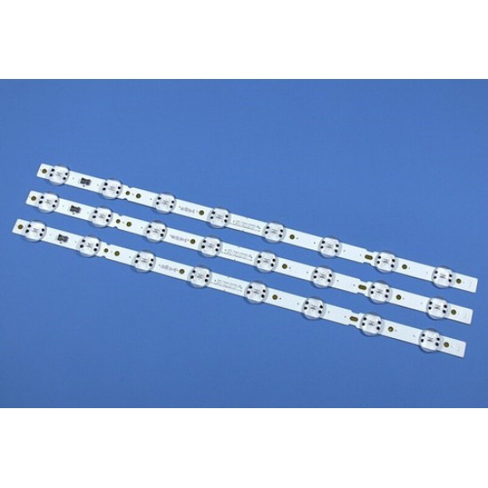 Kit 3 Barras De Led Compativel 55uk6360psf 55uk6360 55uk631c