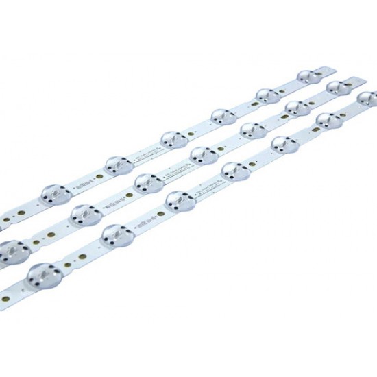 Kit 3 Barras De Led Compativel 55uk6360psf 55uk6360 55uk631c