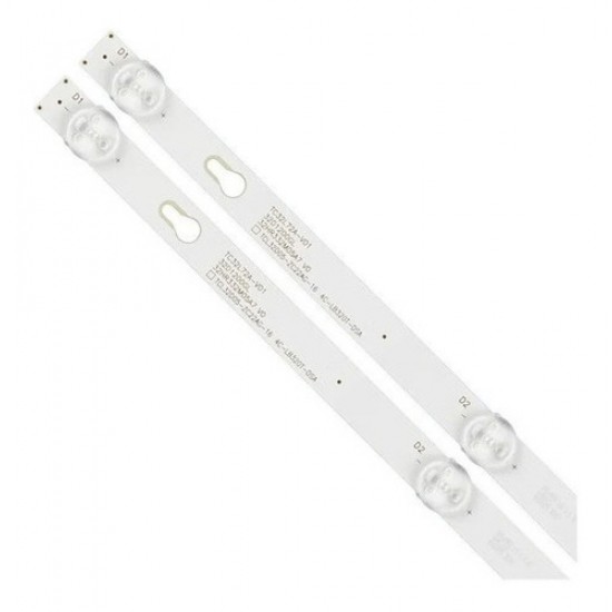 Kit 2 Barra De Led Para Philco Ptv32d12d Tc 32fs500b Nova