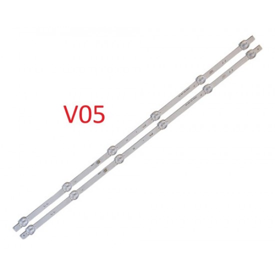 Kit Completo Barra De Led Hqstv32 Hqstv3205 Hqstv32ny 6 Leds